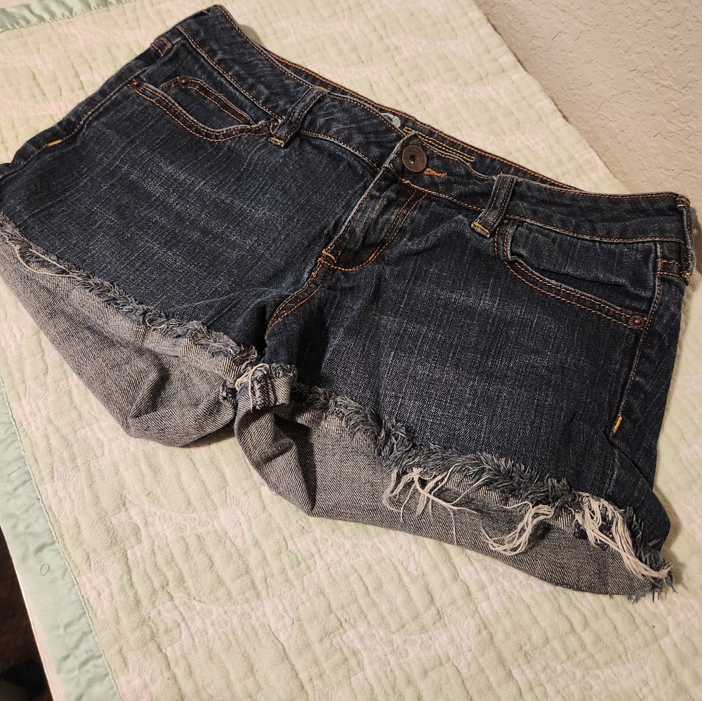 Women's Bullhead Denim cut off shorts. Size 9.